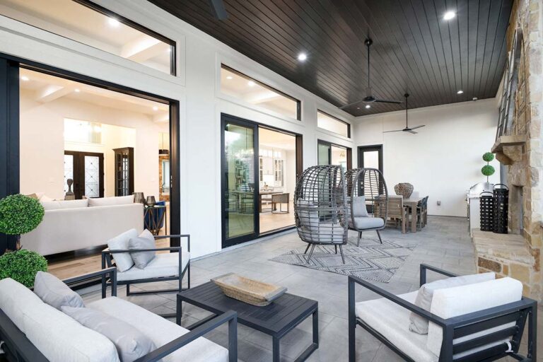 Exterior of a Sierra Classic custom home